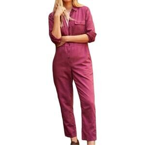 Outerknown Women's Long sleeve Burgundy S.E.A.
JumpSuit Size XS
